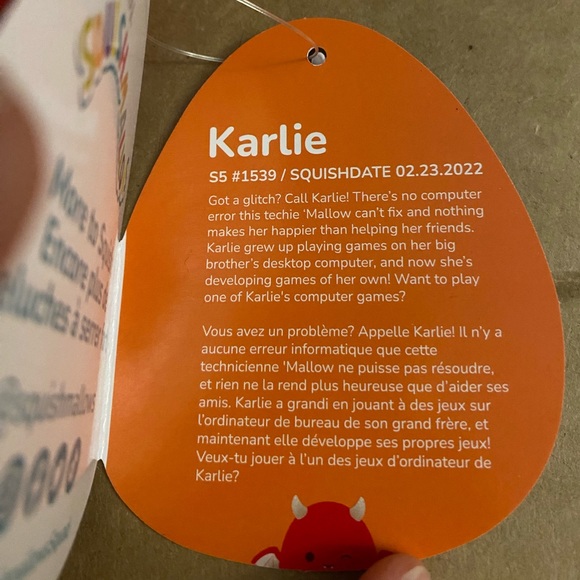 NWT 5” Karlie the bat Halloween Squishmallow - Picture 5 of 5